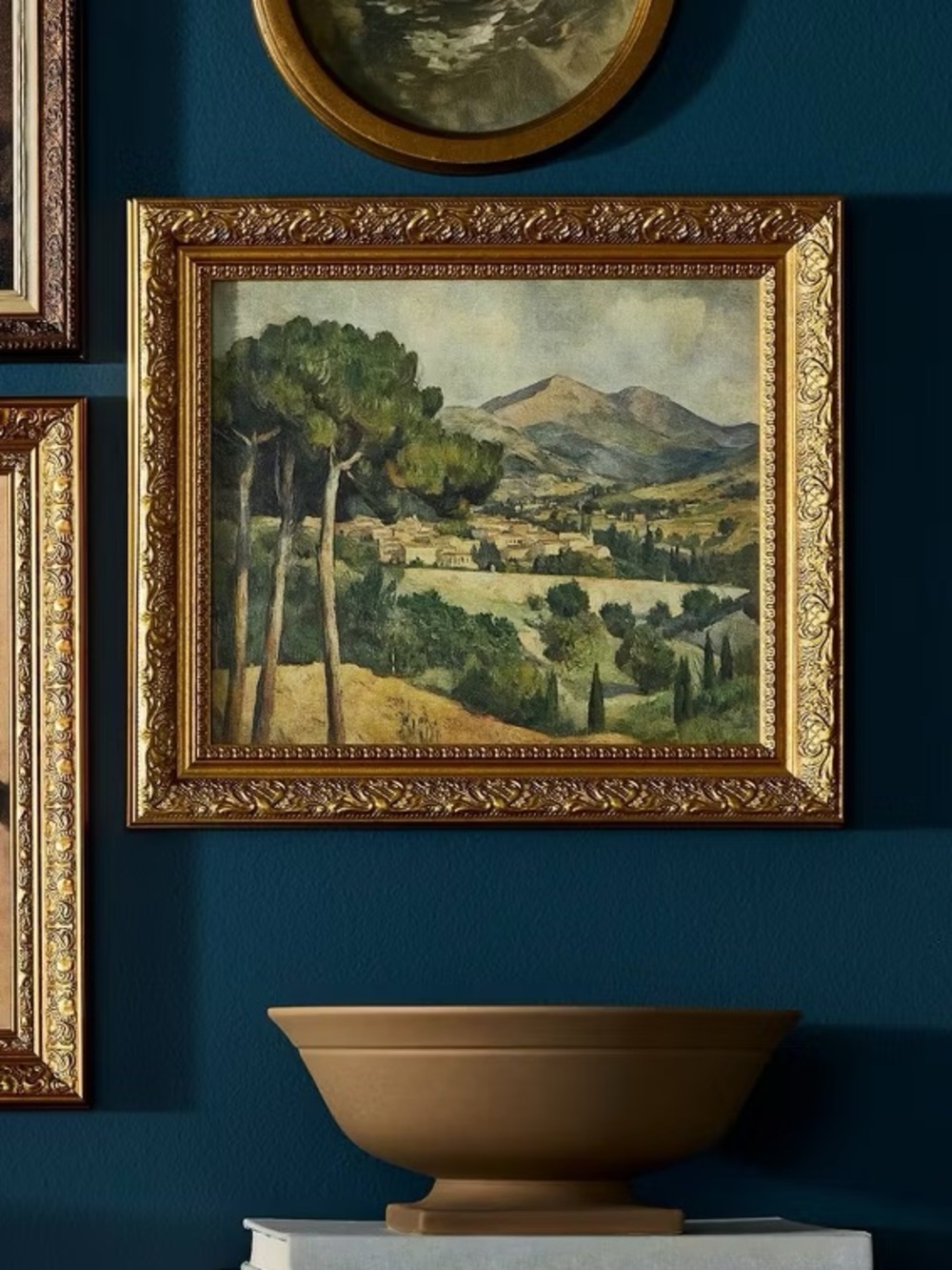 New / Cezanne Inspired Landscape Framed Wall Art - designed with Studio McGee